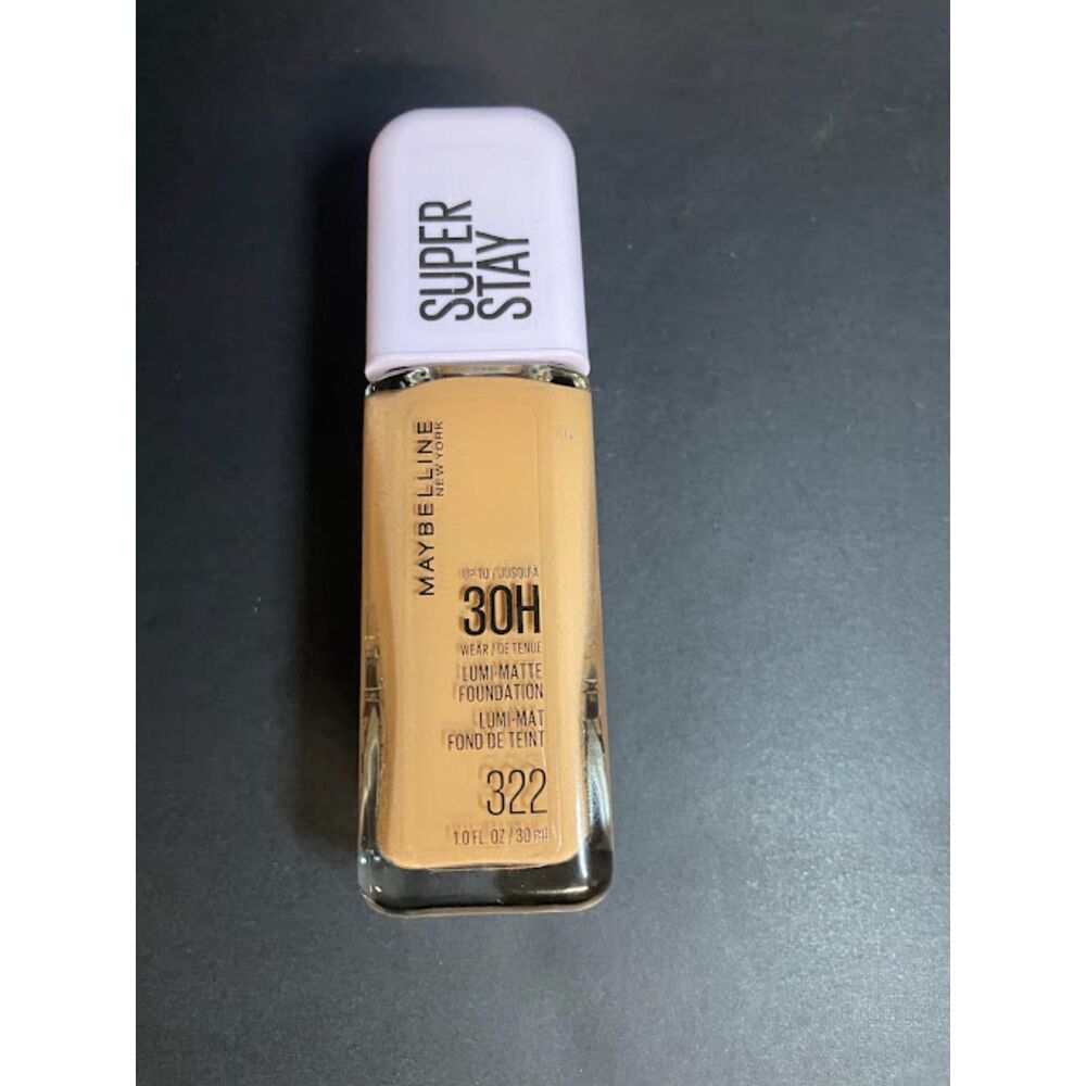 Maybelline New York Super Stay Lumi-Matte Liquid Foundation 322 1 oz